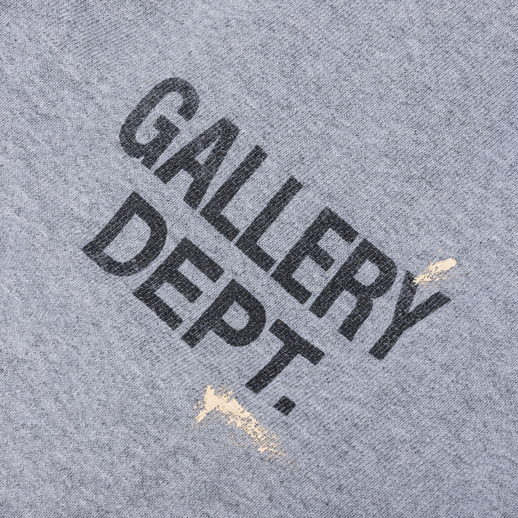 Logo Flare Sweatpants - Heather Grey