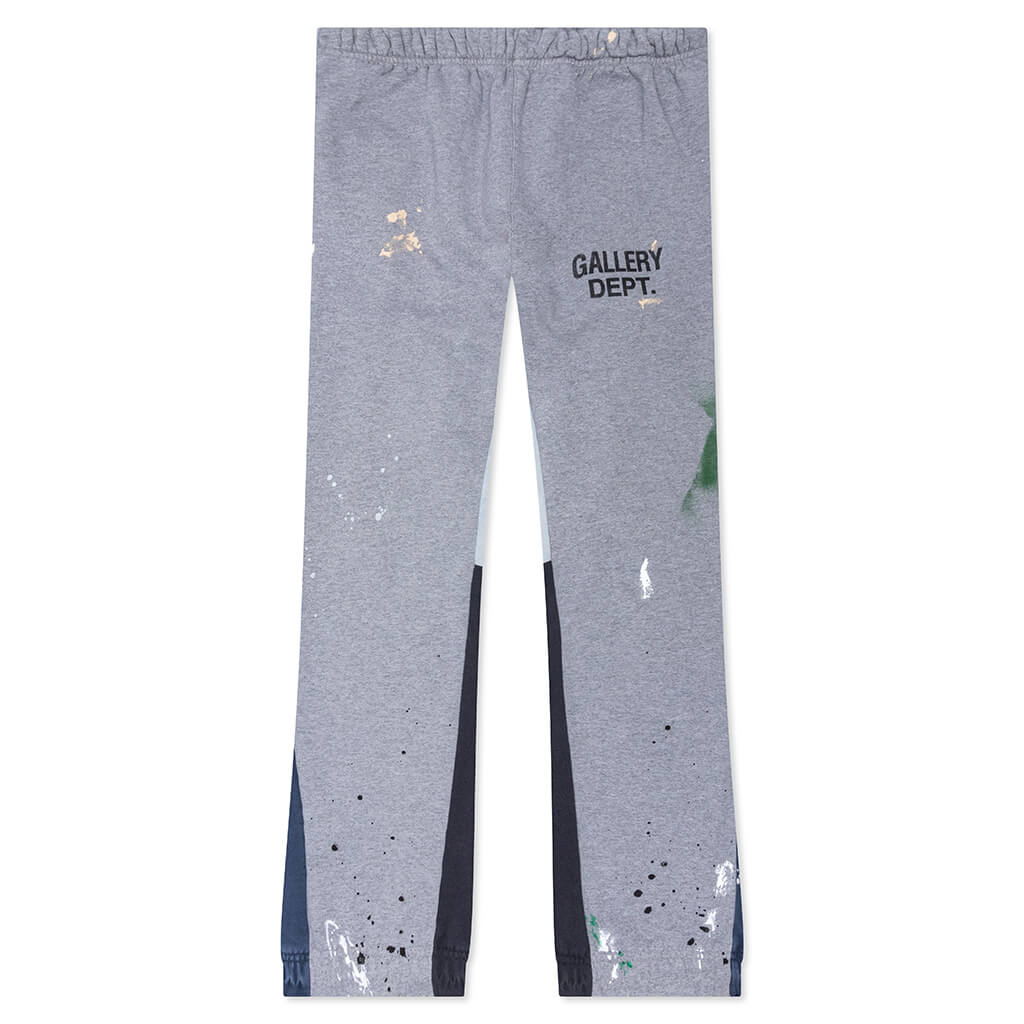 Logo Flare Sweatpants - Heather Grey