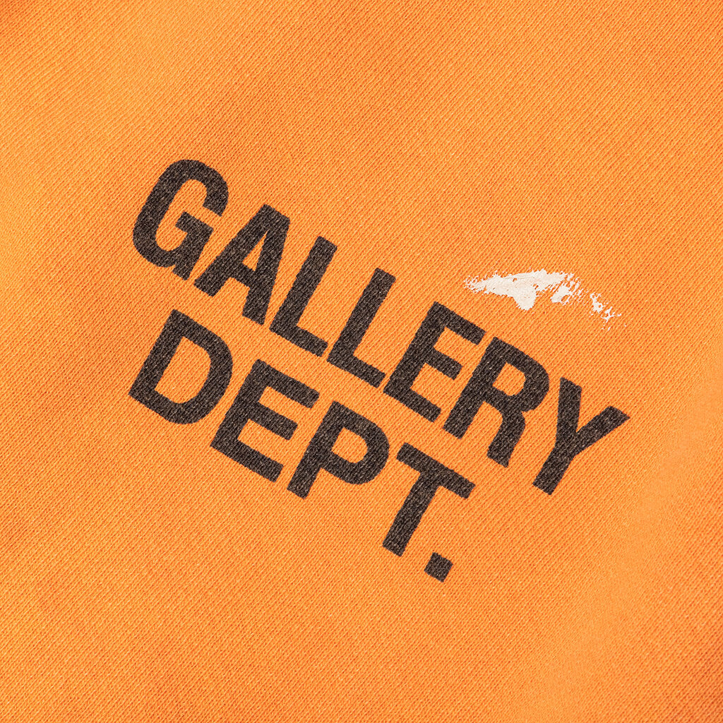 Logo Flare Sweatpants - Orange
