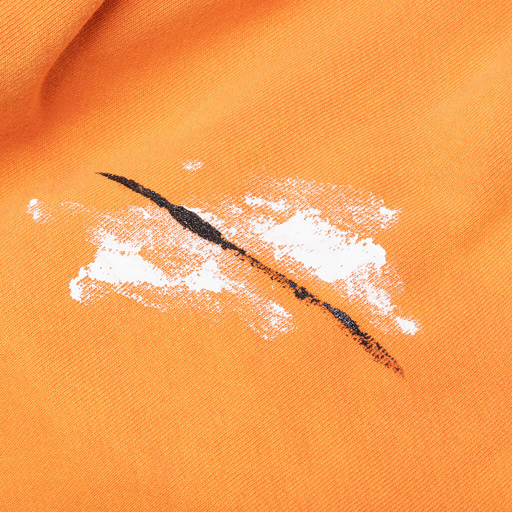 Logo Flare Sweatpants - Orange