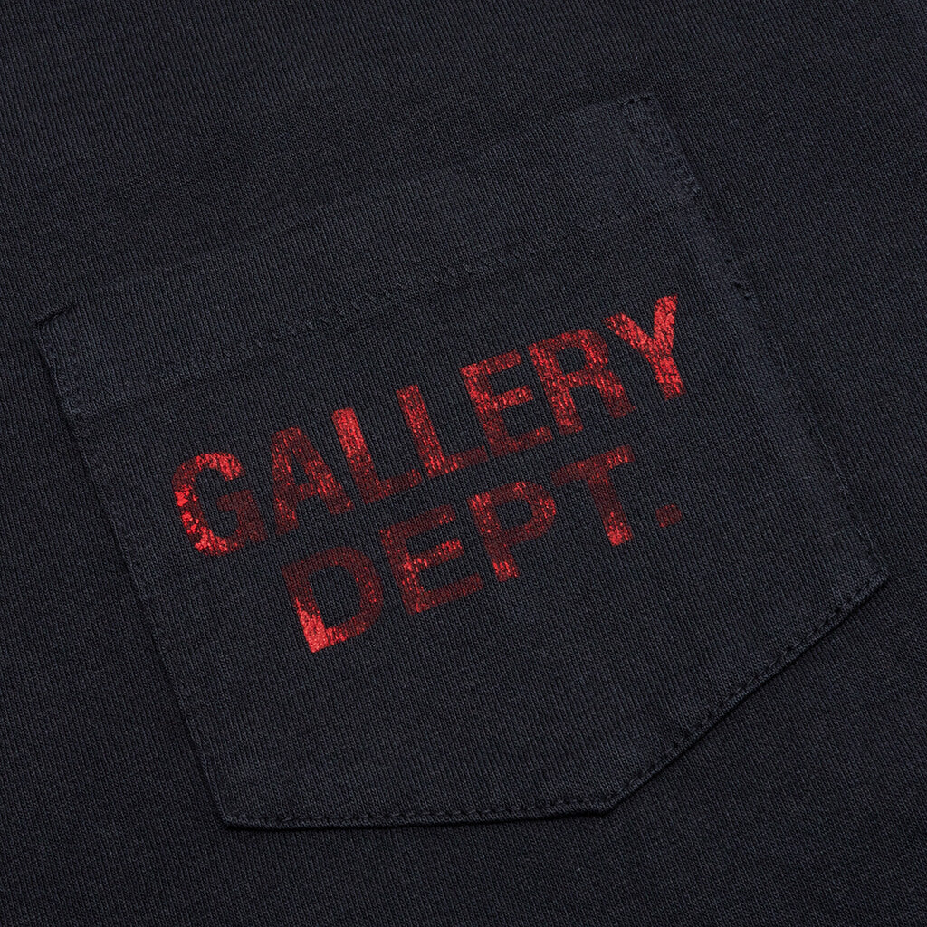Logo Pocket Tee - Black