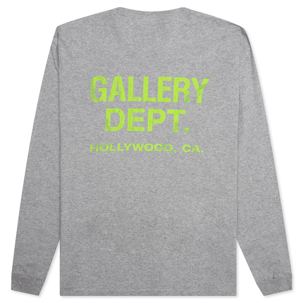 Souvenir L/S Tee - Heather Grey