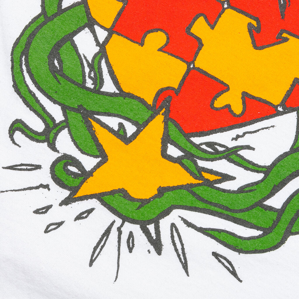 Gallery Dept. x Compound Kids Puzzle L/S Tee - White