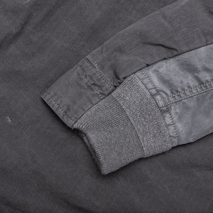 Garment Dye Rip Stop X Nylon Twill Shirt - Black