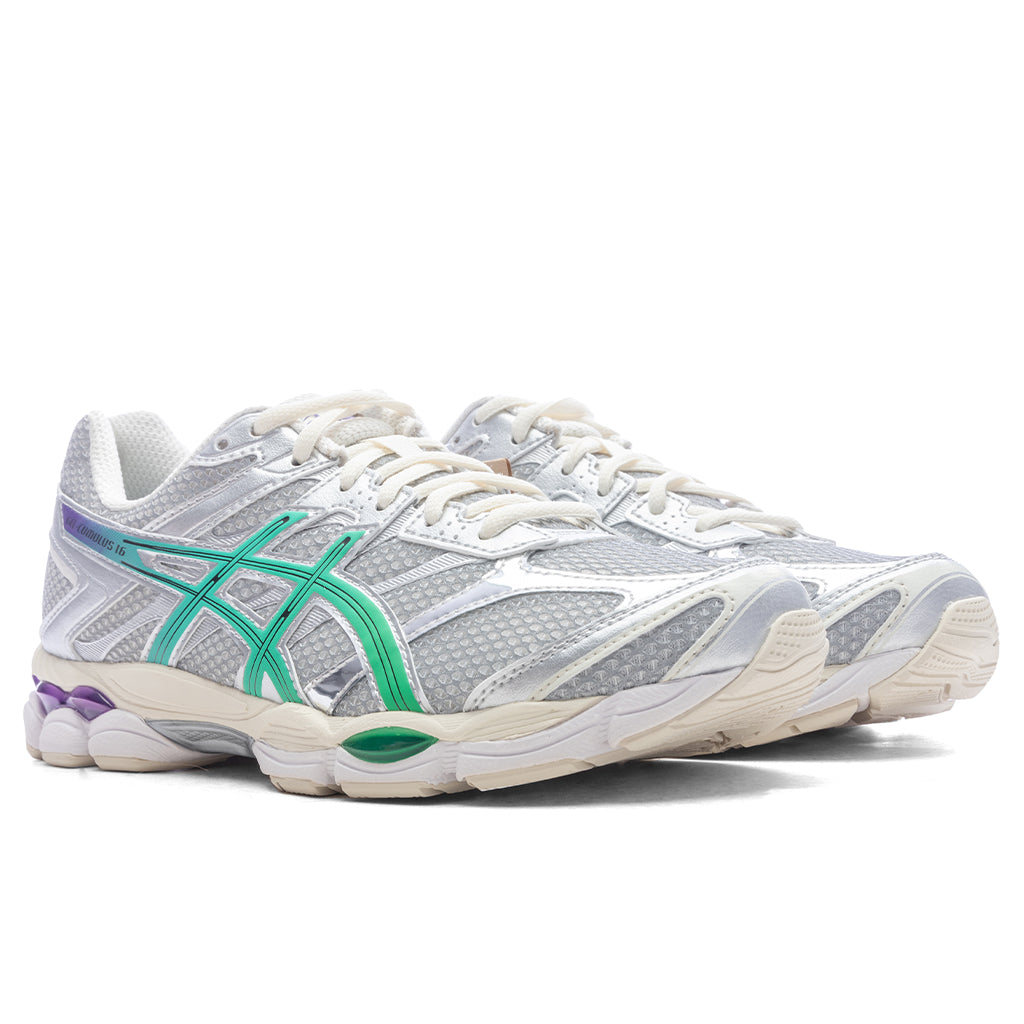 Gel-Cumulus 16 Tomo Summit Exclusive - Cream/Malachite Green