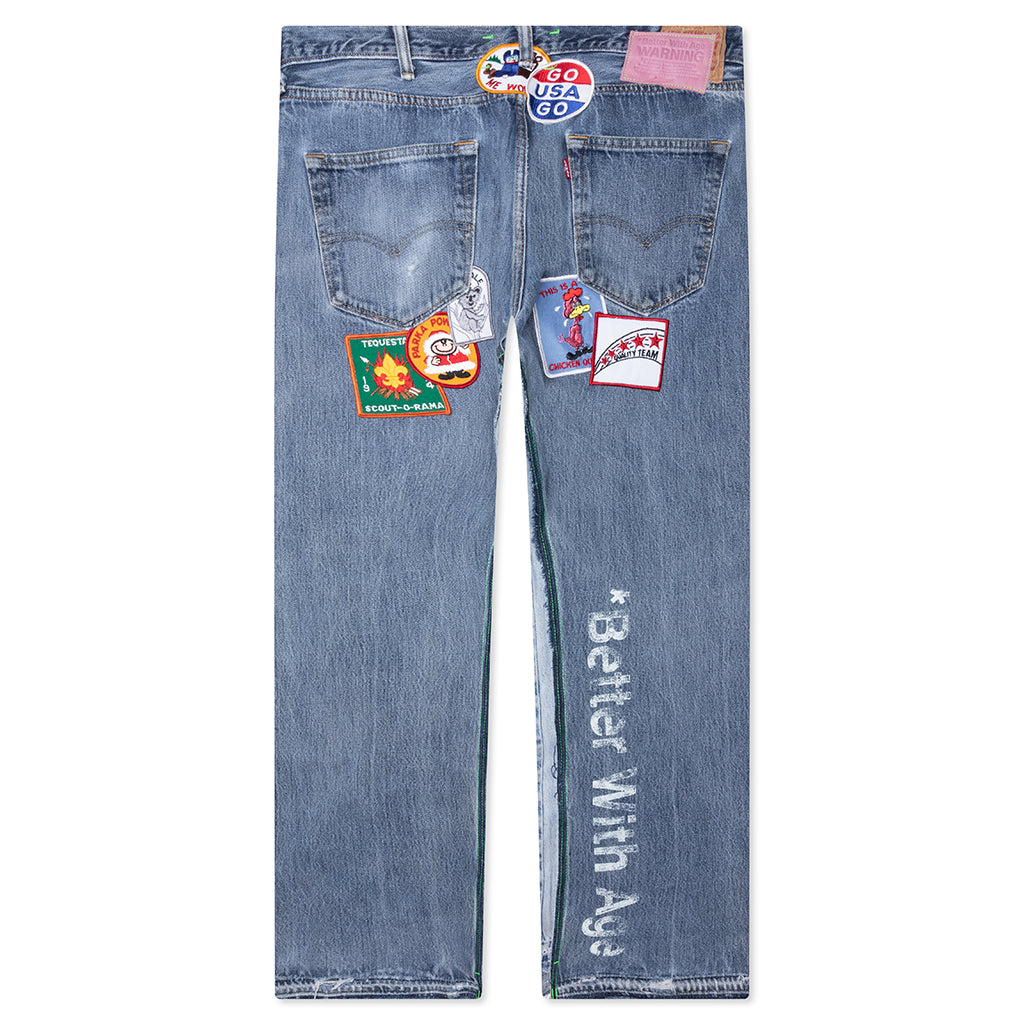 Gentlemen's Denim Pants - Indigo