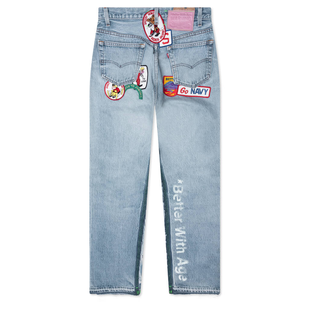 Gentlemen's Denim Pants - Indigo