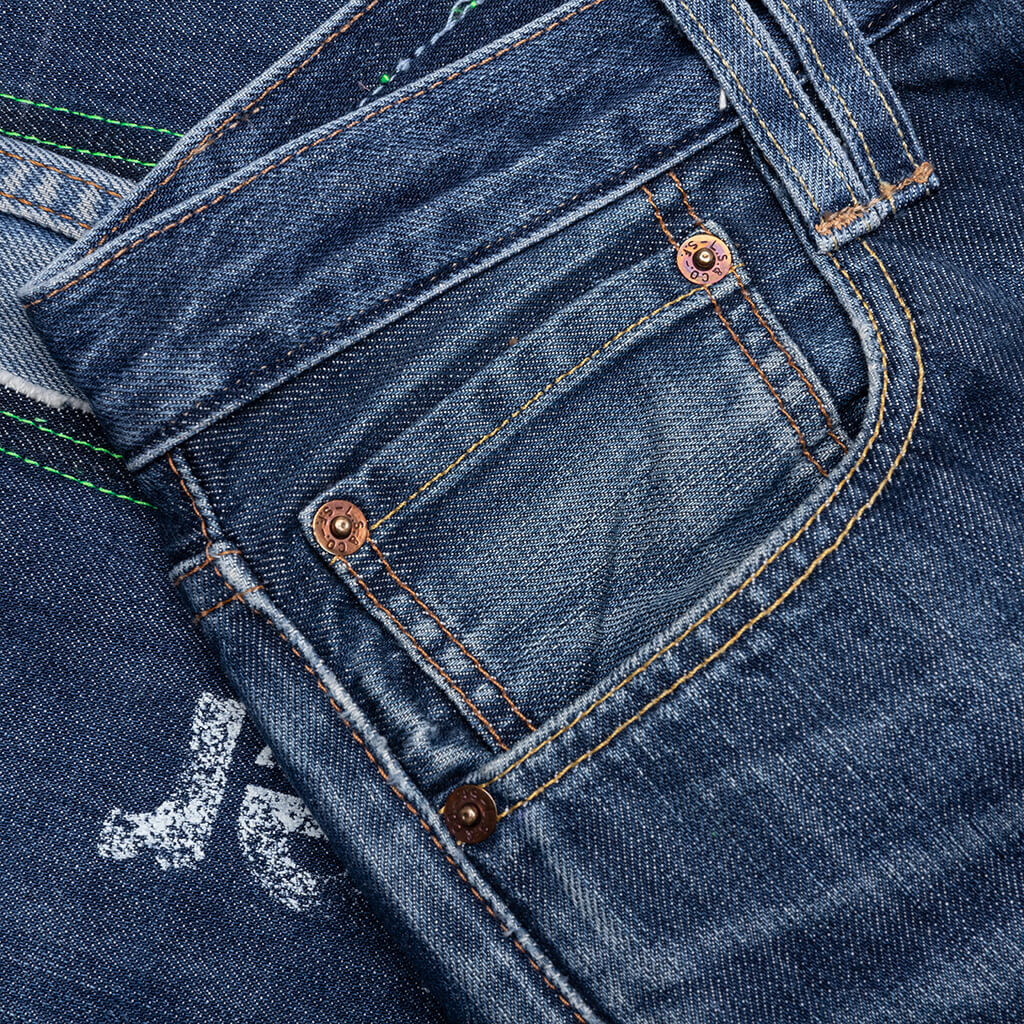 Gentlemen's Denim Pants - Indigo