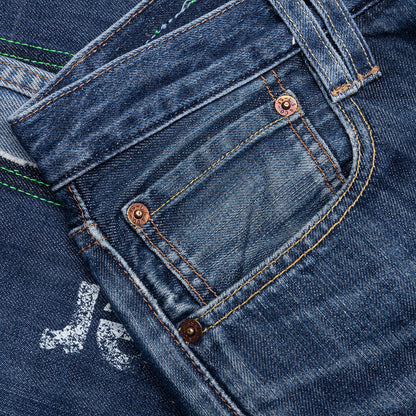 Gentlemen's Denim Pants - Indigo