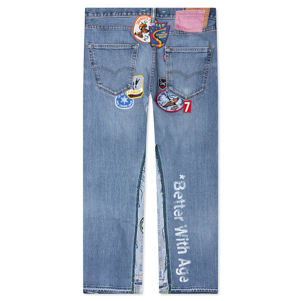 Gentlemen's Denim Pants - Indigo
