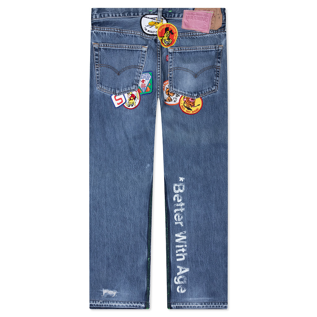 Gentlemen's Denim Pants - Indigo