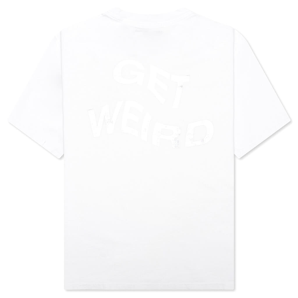 Get Weird Hologram Tee - White