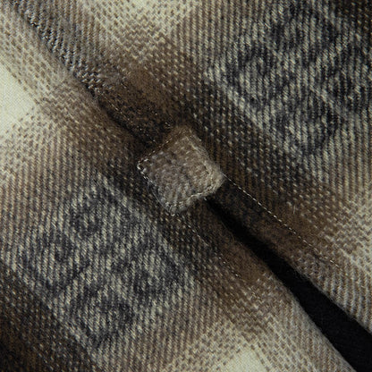 Classic Fit All Over Print L/S Overshirt - Khaki/Black