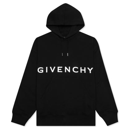 Embroidered Hoodie - Black