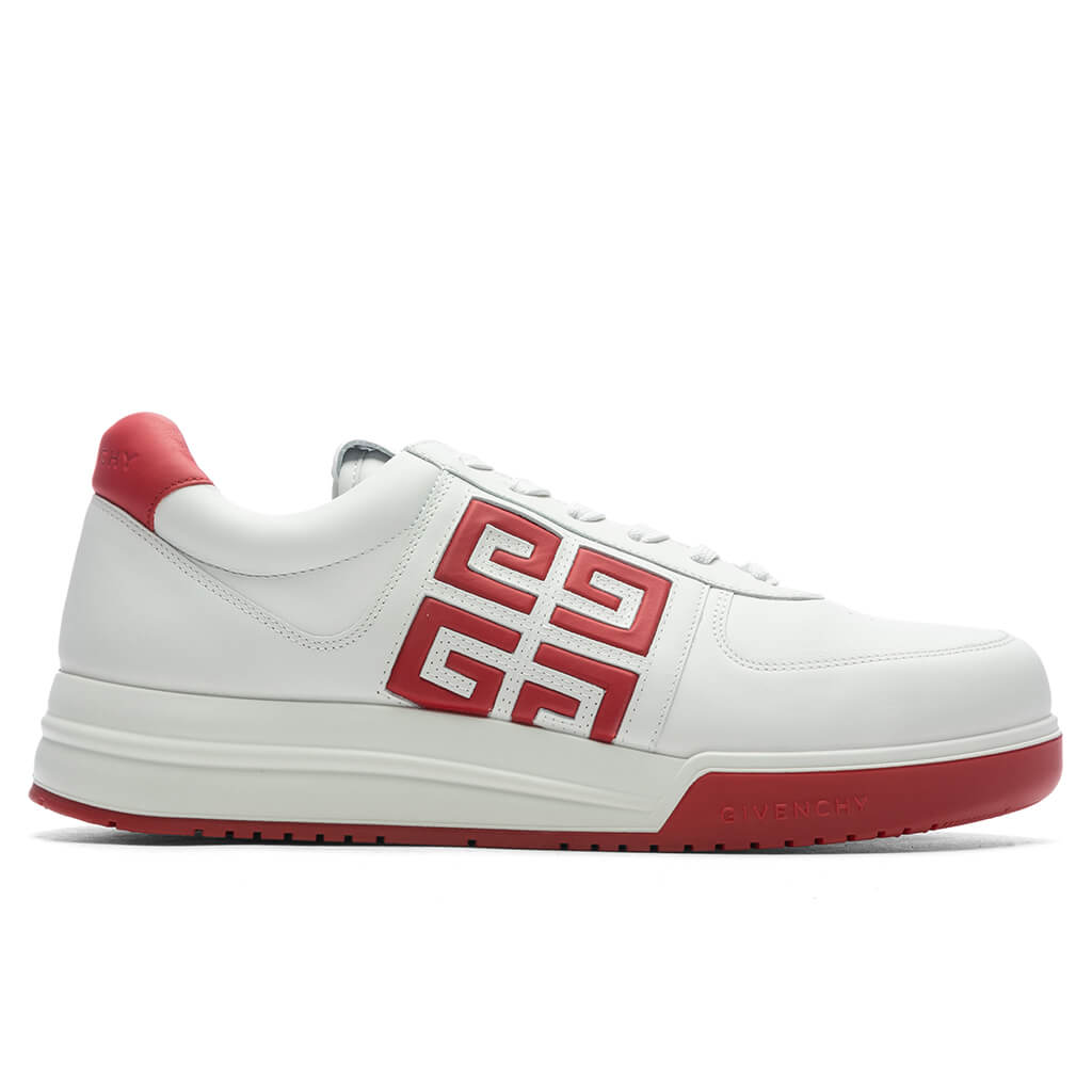 G4 Low Sneakers - White/Red