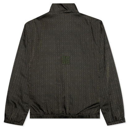 Garment Dye Embroidered Jacket - Military Green