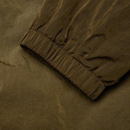Garment Dyed Embroidered Jacket - Bottle Green