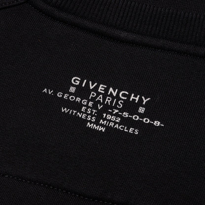 Logo Barbed Oversized Sweatshirt - Black