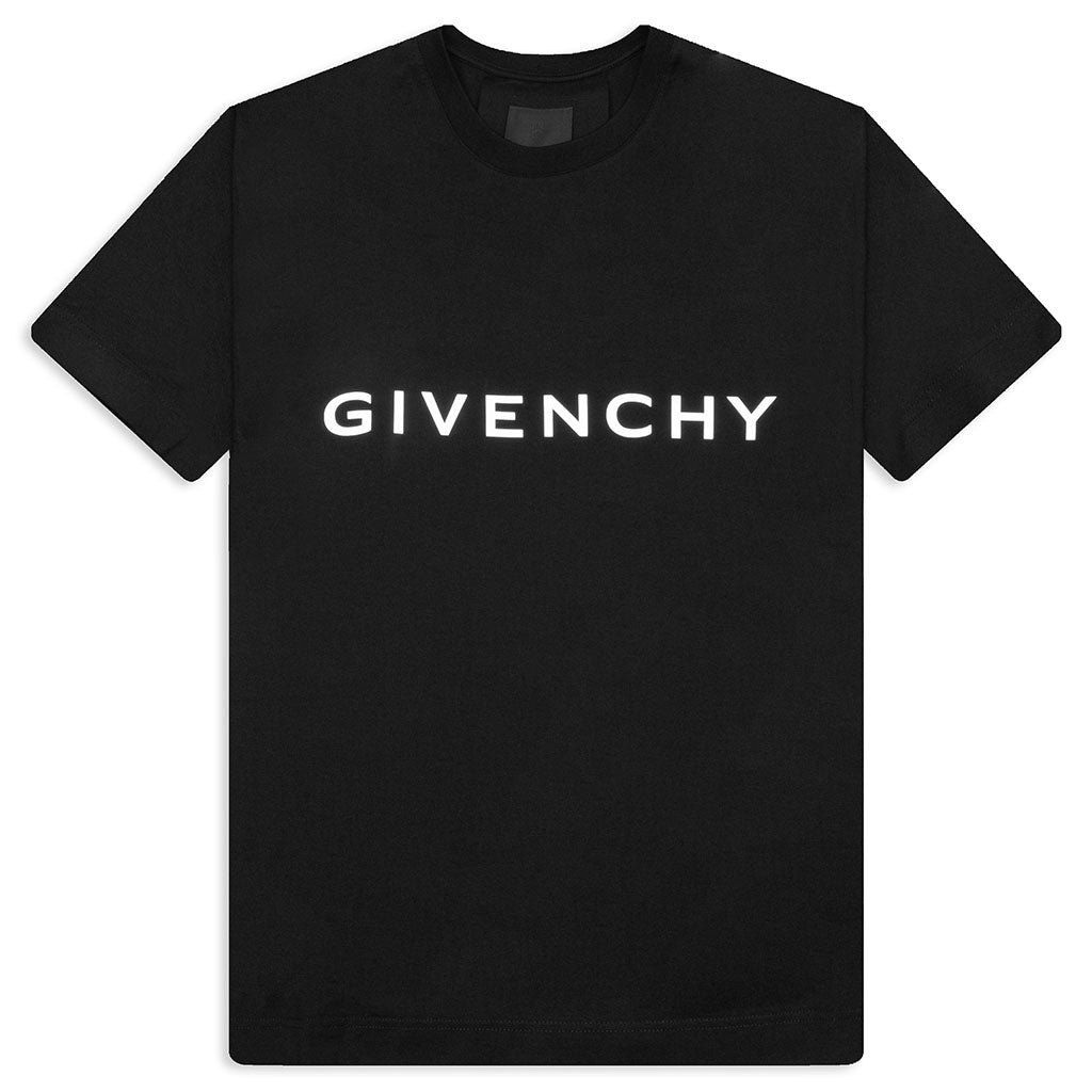 Reflective Slim Fit T-Shirt - Black
