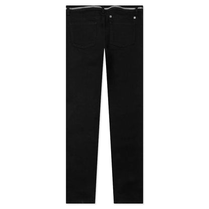 Skinny Denim Trousers 4G Zip - Black