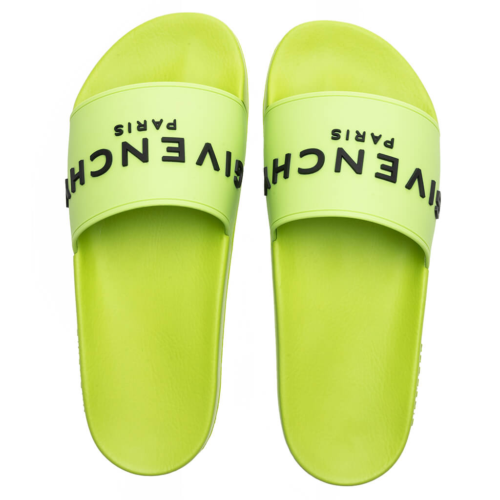 Slide Sandals - Citrus Green