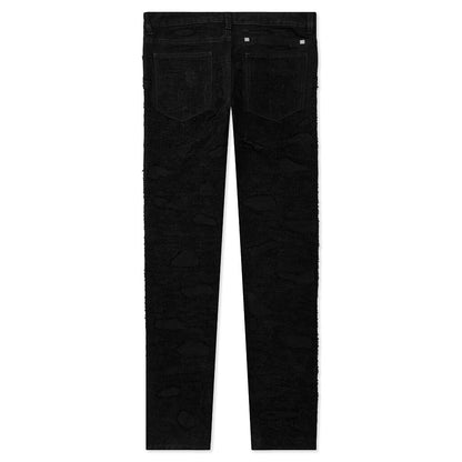 Slim Fit 5 Pocket Trousers - Black