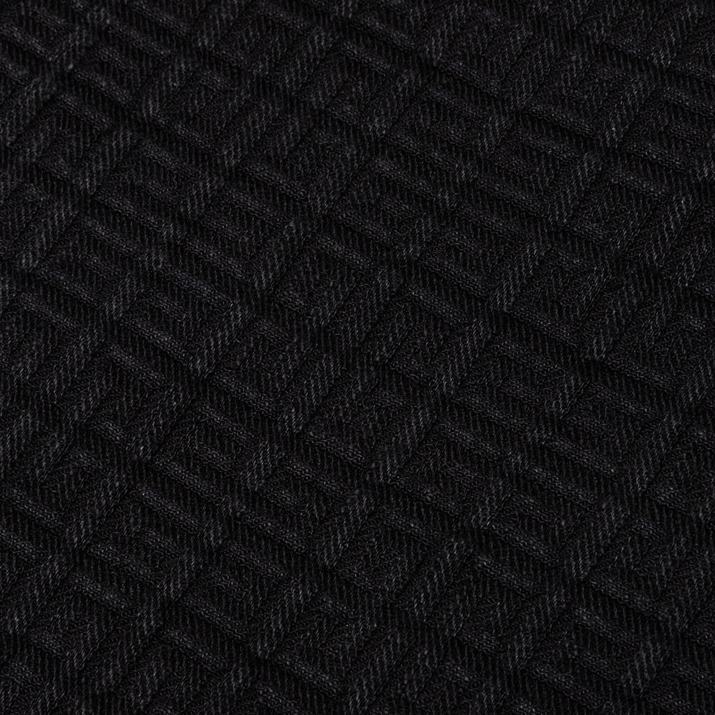Straight Fit Denim Trousers - Flat Black