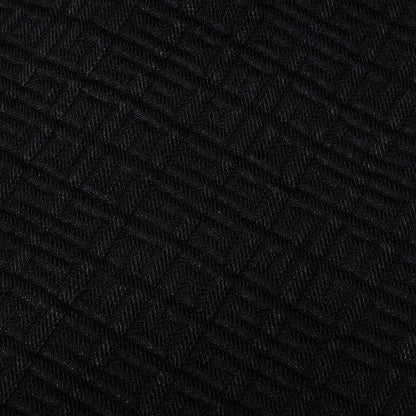Zipped 4G Rivet Denim Jacket - Black
