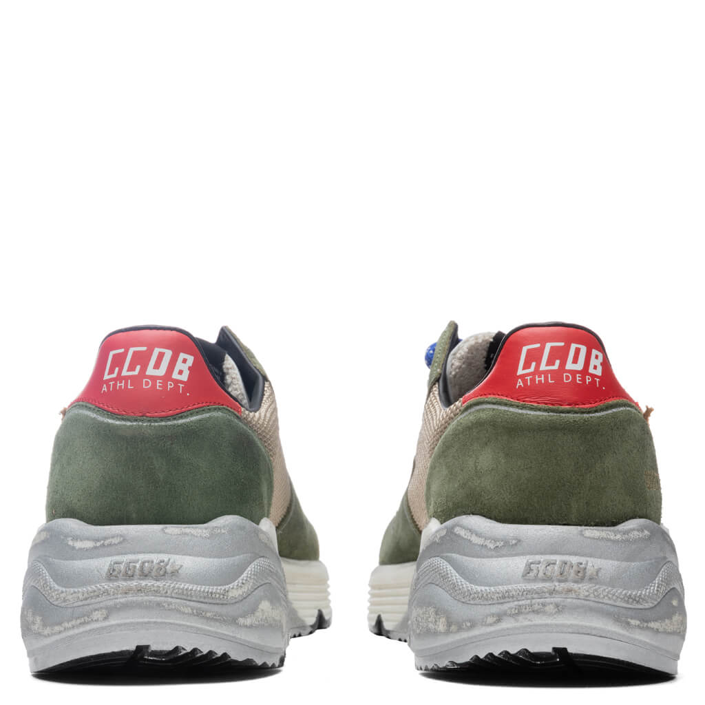Running Sole - Beige/Light Green/Brown
