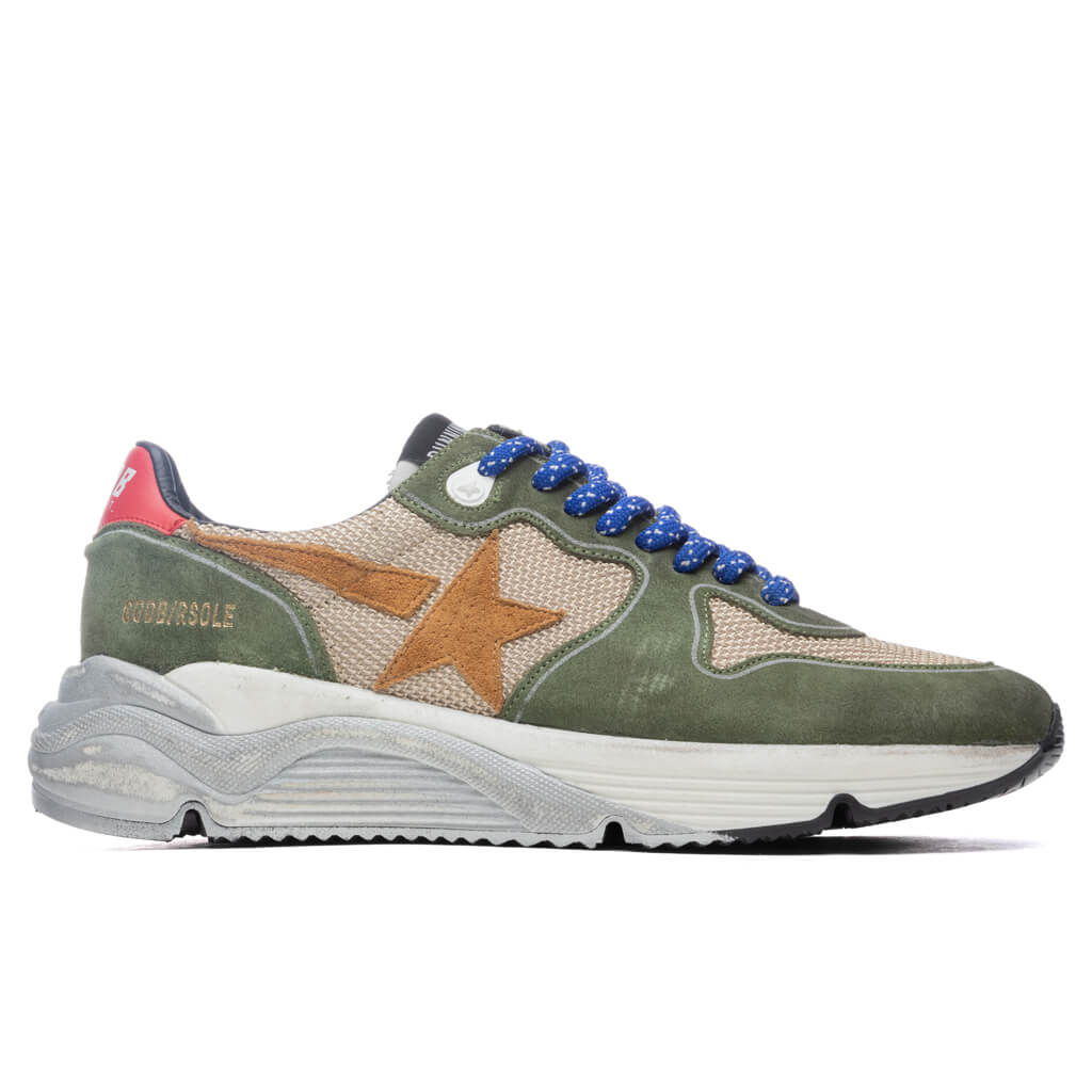 Running Sole - Beige/Light Green/Brown