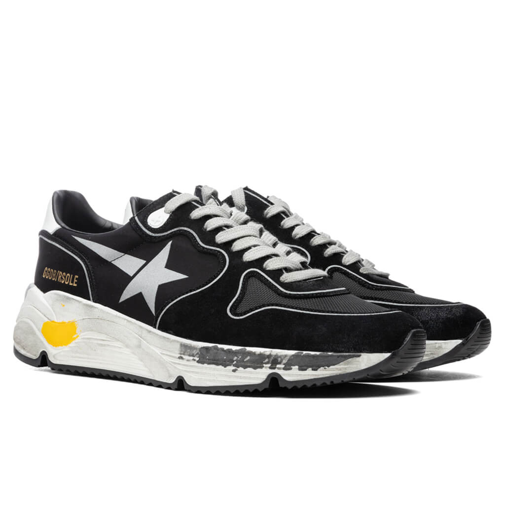 Running Sole - Black/Silver