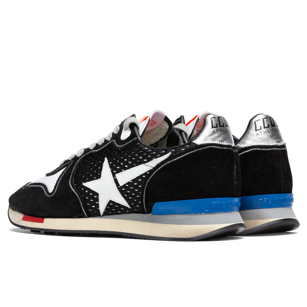 Running Sole Nylon - Black/Silver/White