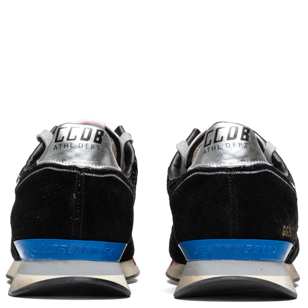 Running Sole Nylon - Black/Silver/White