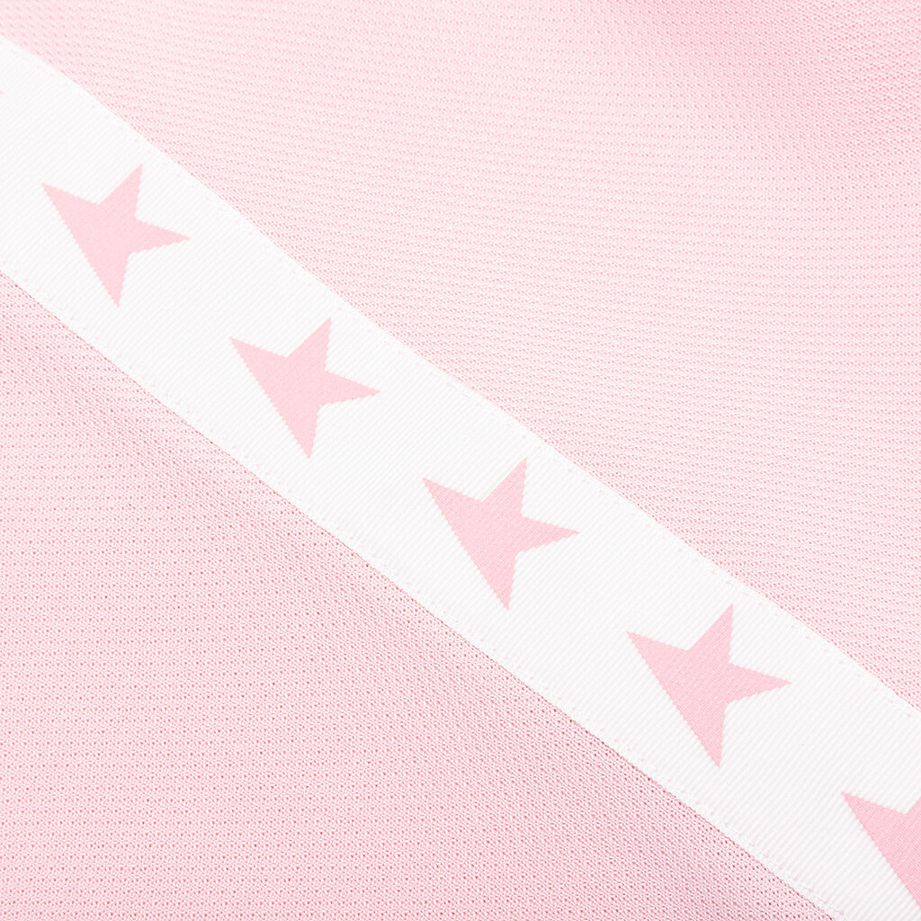 Women's Star Wide Leg Jogging Pant - Rose Shadow/White