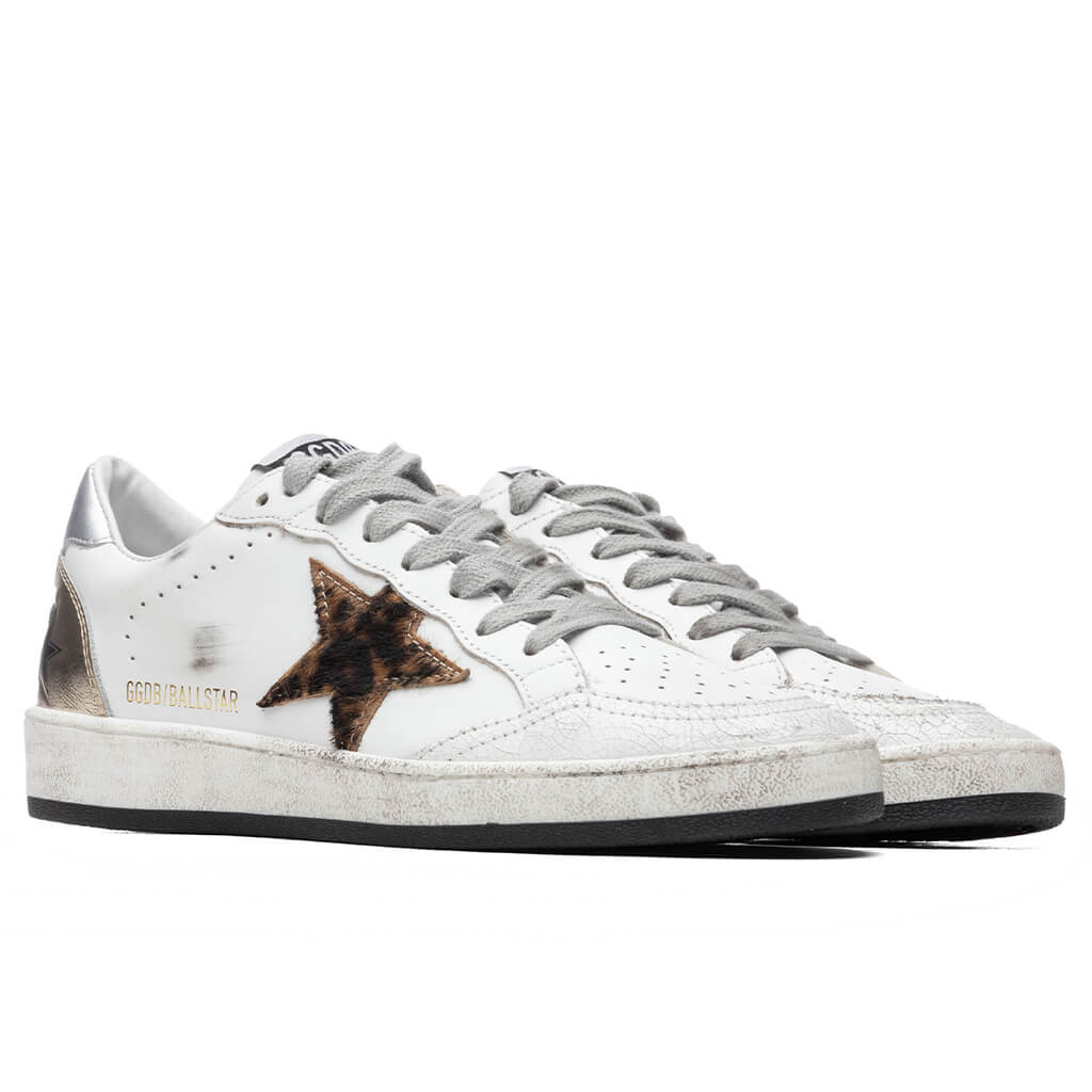 Women's Ball Star - White/Beige Brown