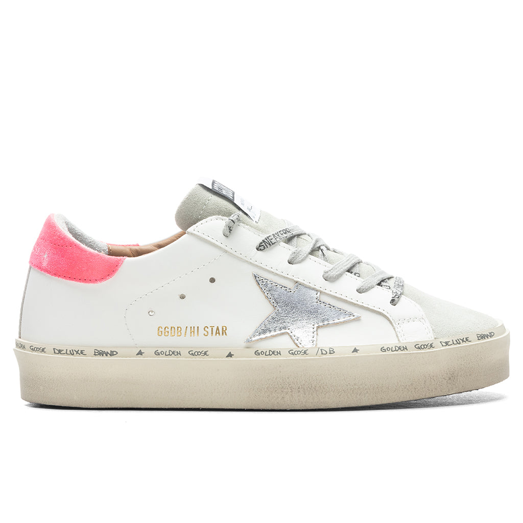 Women's Hi Star - White/Lobster Fluorescent