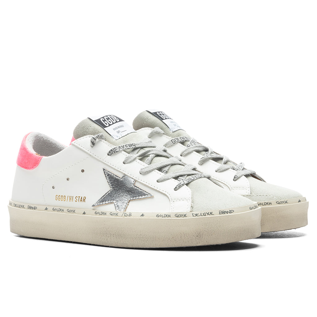Women's Hi Star - White/Lobster Fluorescent