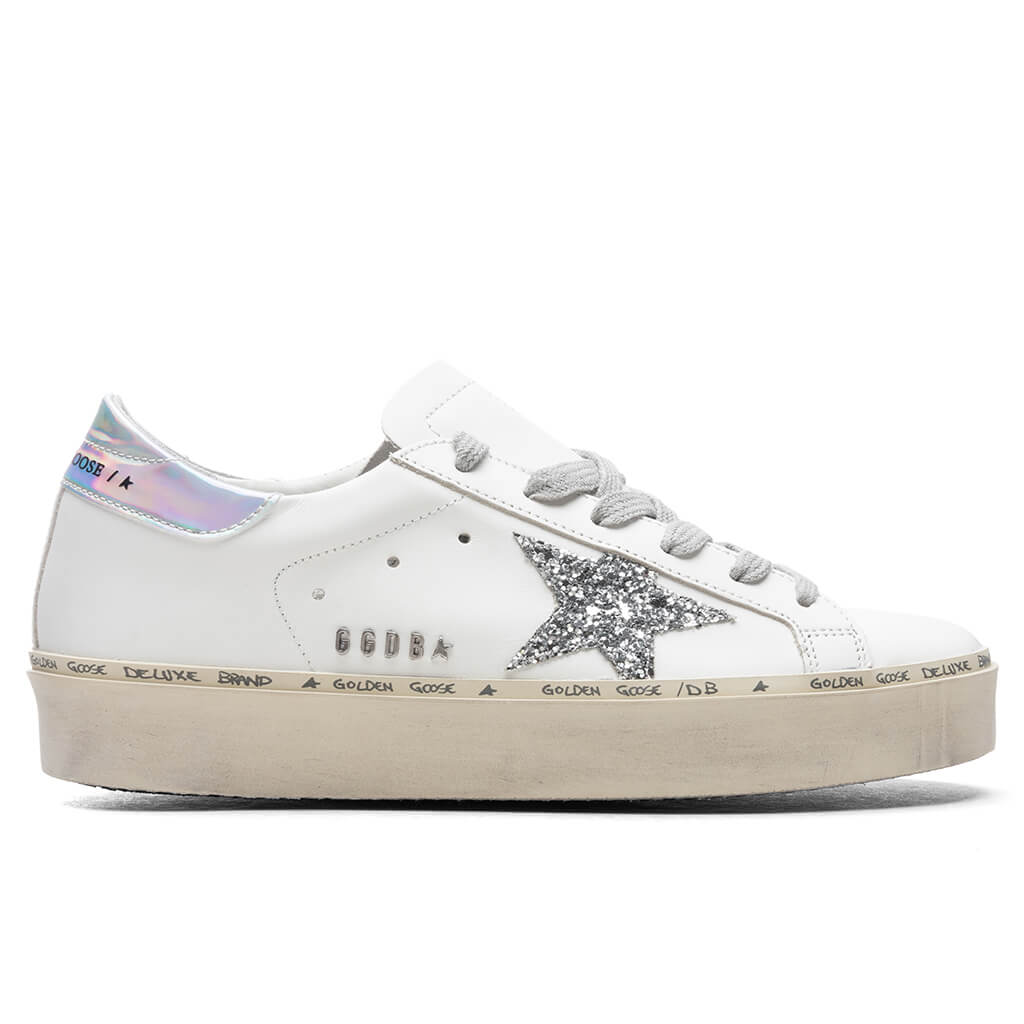 Women's Hi Star "Glitter Star" - White/Silver