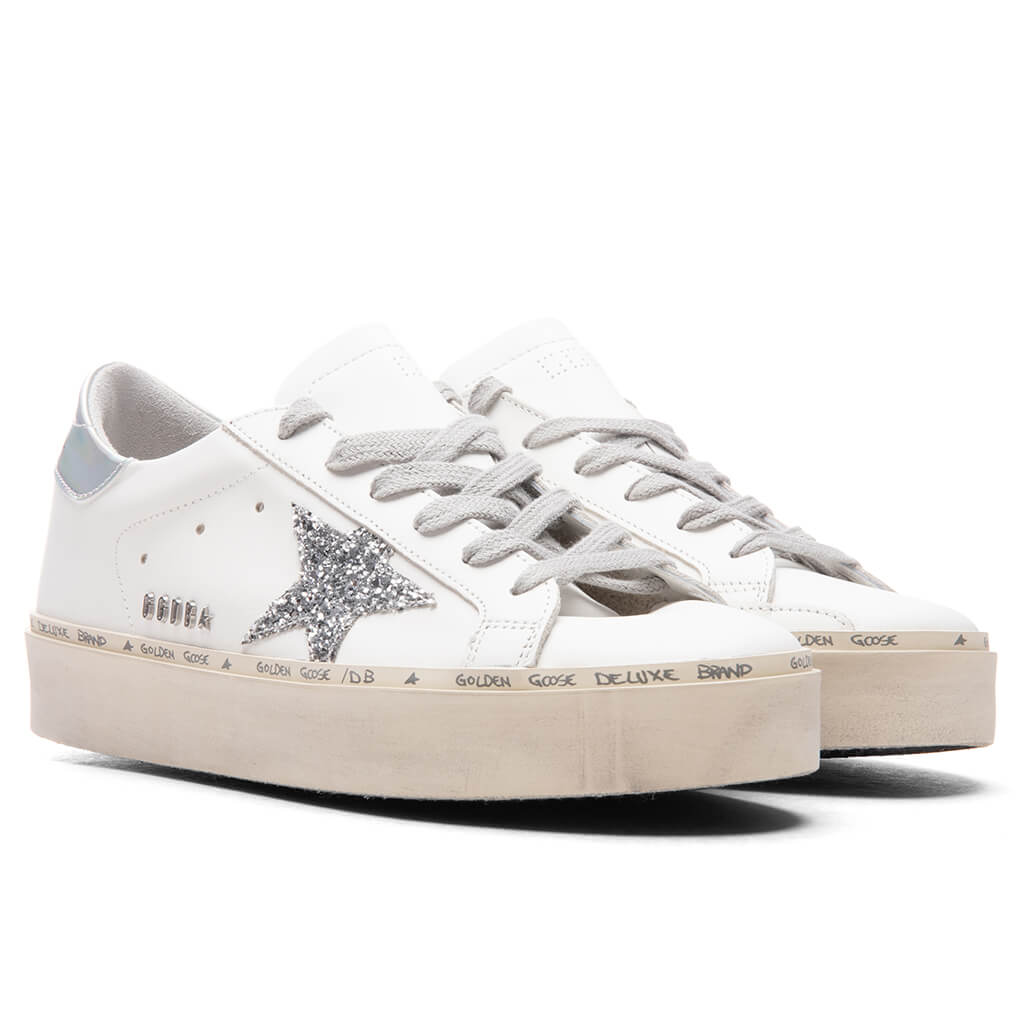 Women's Hi Star "Glitter Star" - White/Silver