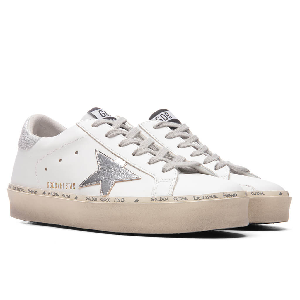 Women's Hi Star Laminated - White/Silver