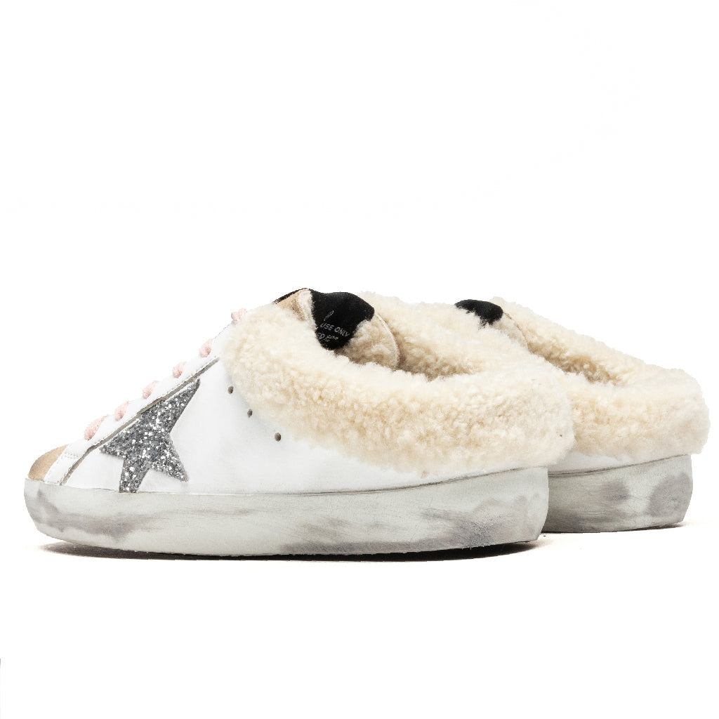 Women's Sabot Suede Toe - Cappuccino/White