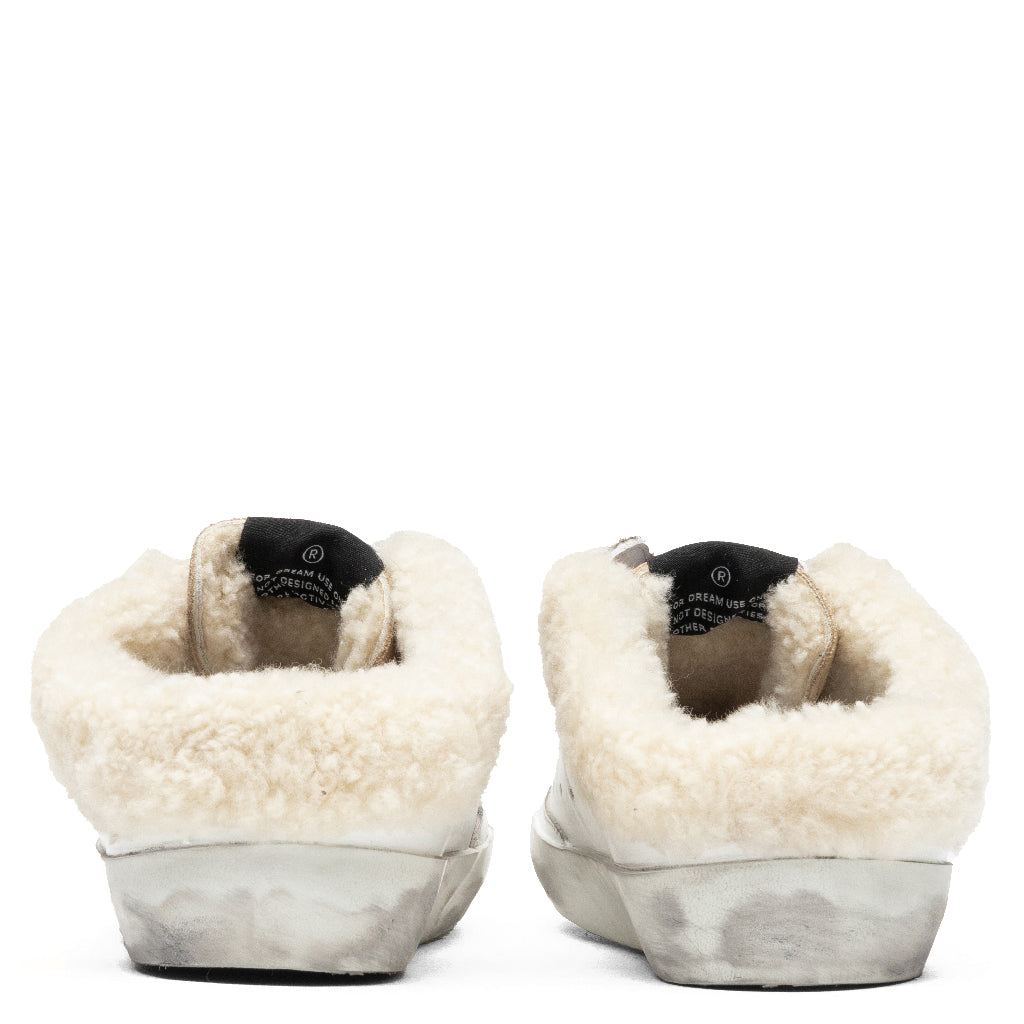 Women's Sabot Suede Toe - Cappuccino/White