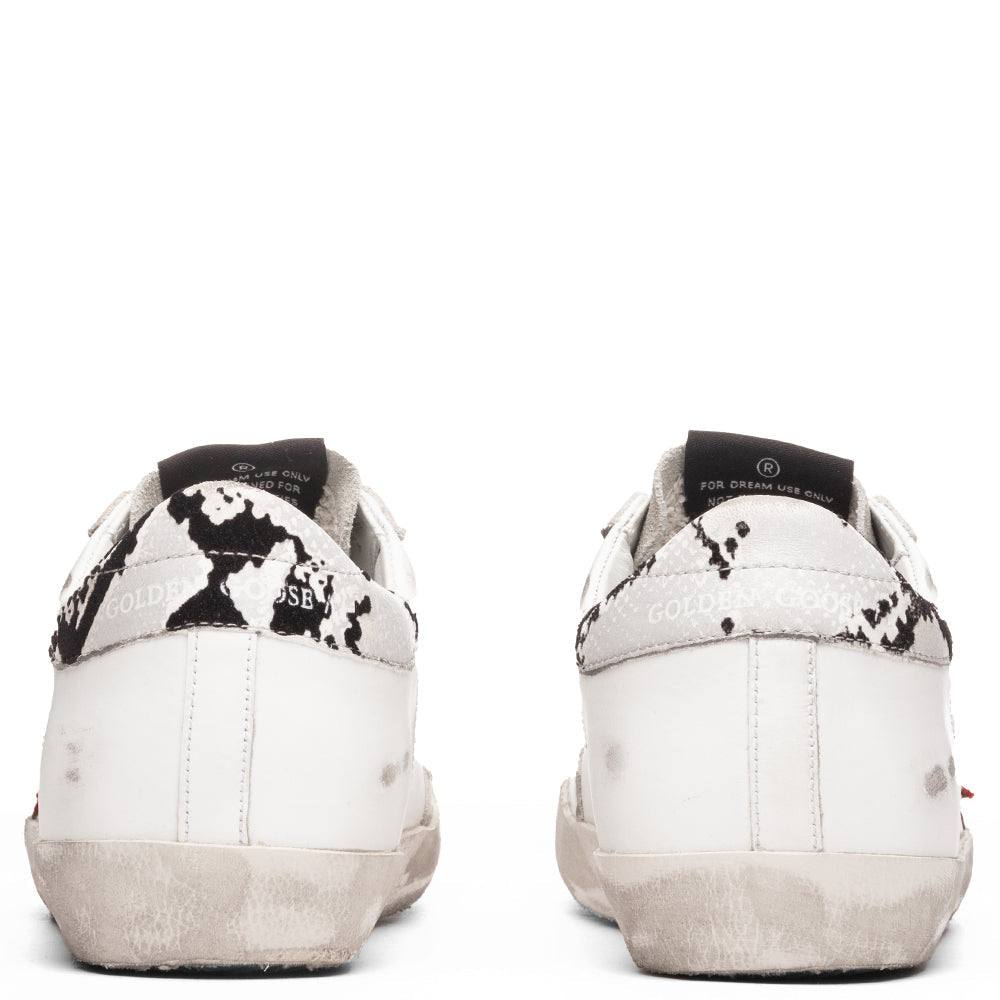 Women's Super-Star Sneakers - Ice White/Red Rock