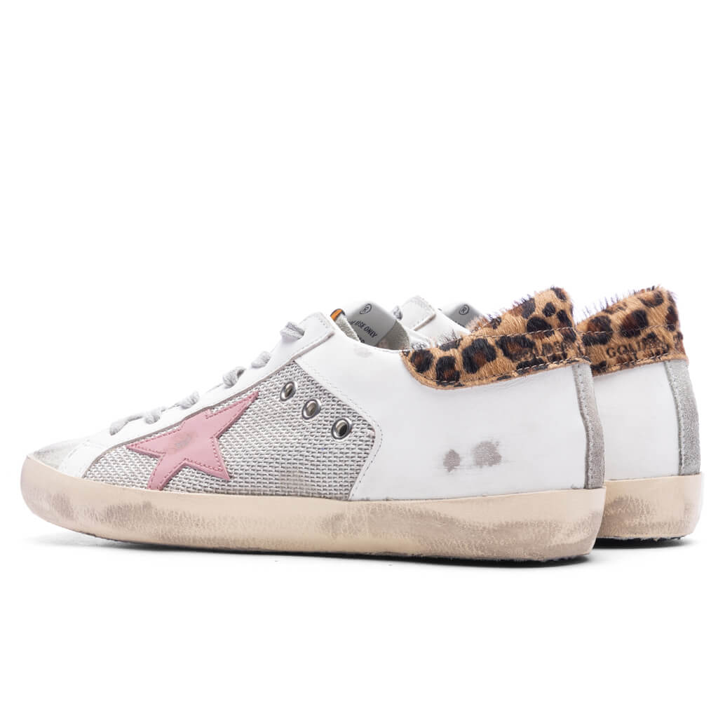 Women's Super-Star - Light Silver/Beige/Black Leopard