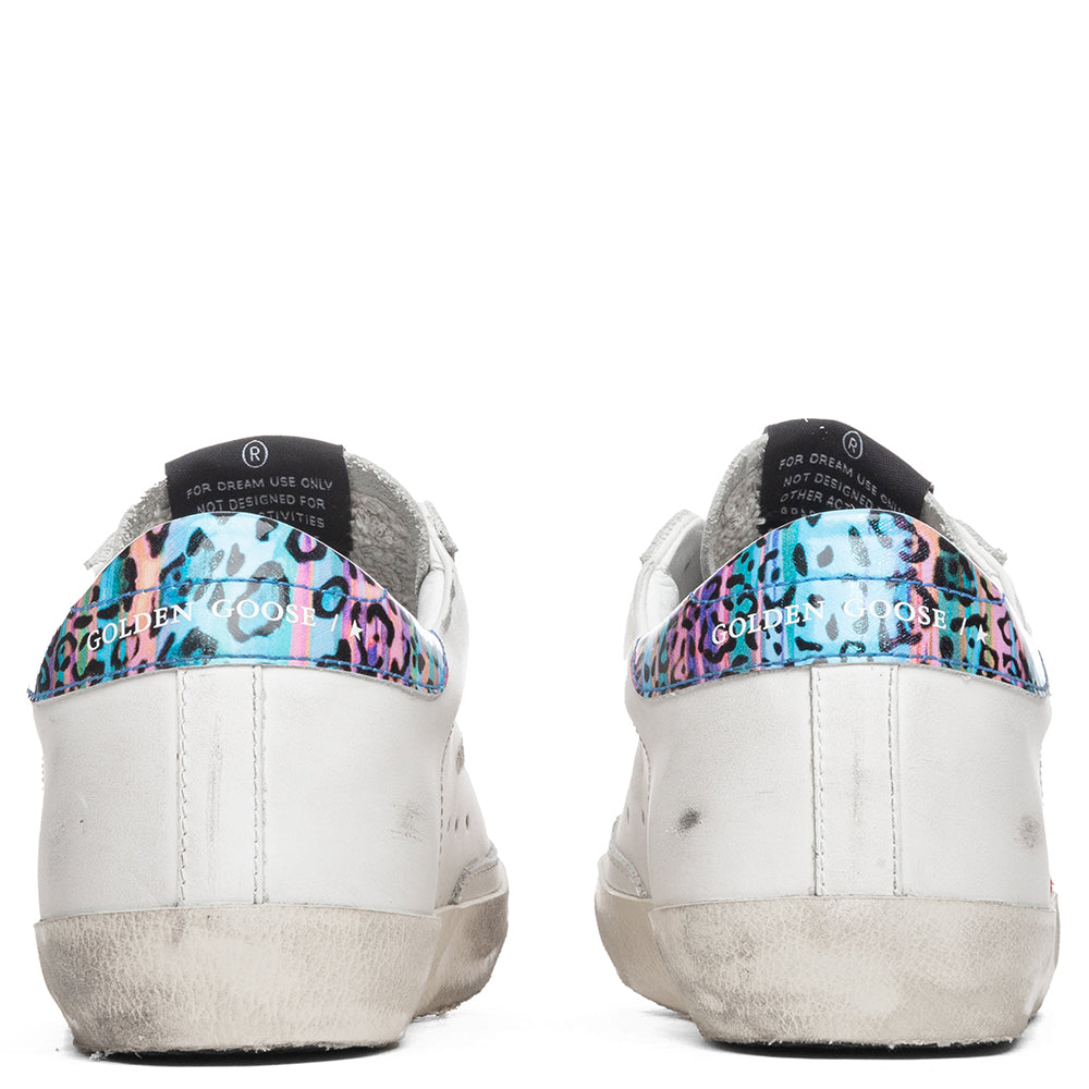 Women's Super-Star Sneakers - Milk/Fuchsia Fluorescent