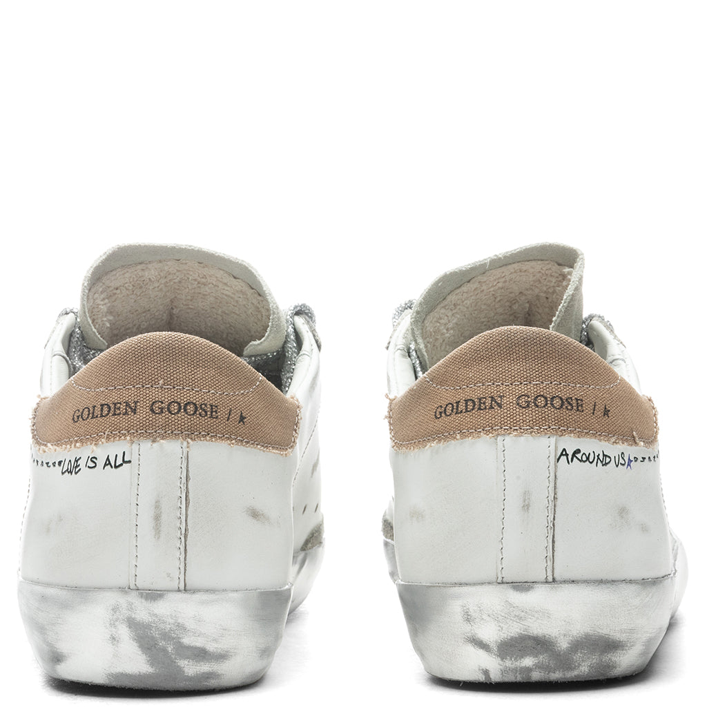 Women's Super-Star Sneakers - White/Ice/Beige