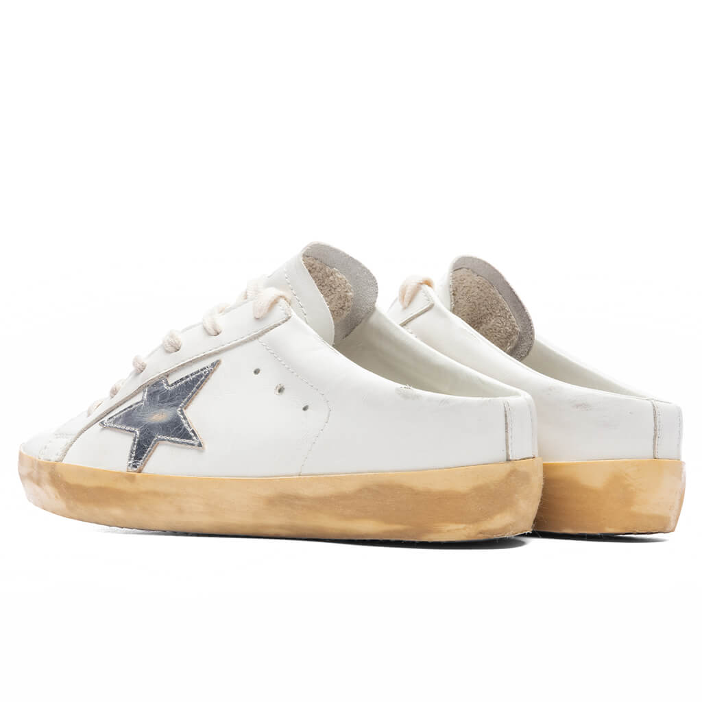 Women's Super-Star Sabot - White/Silver