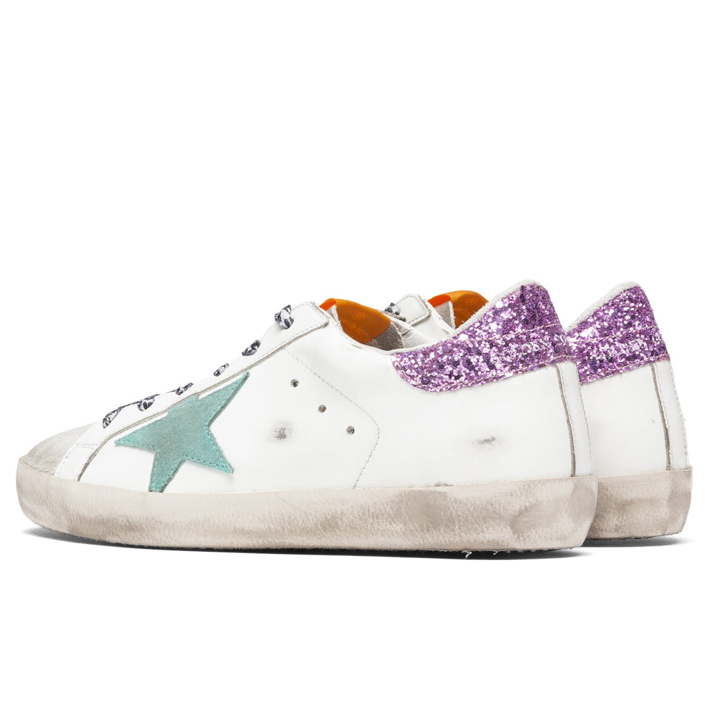 Women's Super-Star Sneakers - Ice/White/Aquamarine/Pink