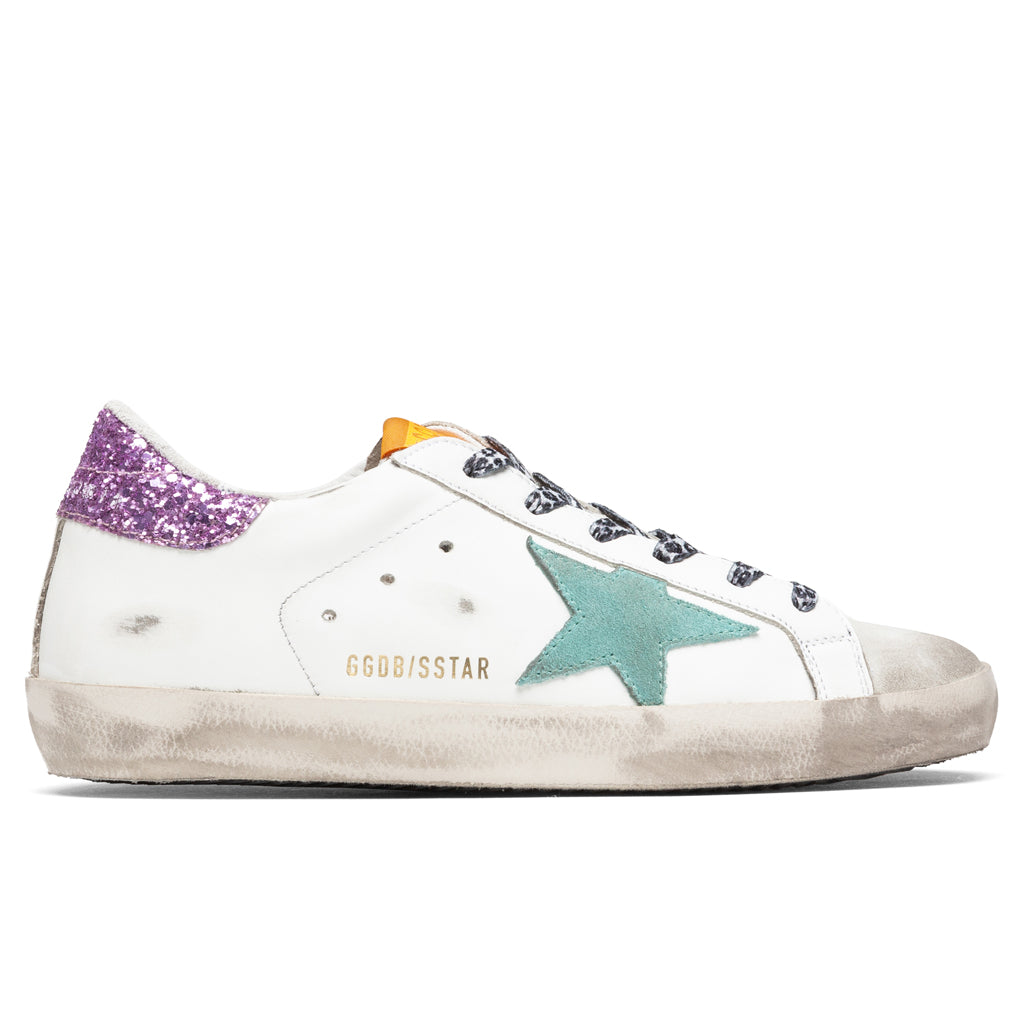 Women's Super-Star Sneakers - Ice/White/Aquamarine/Pink