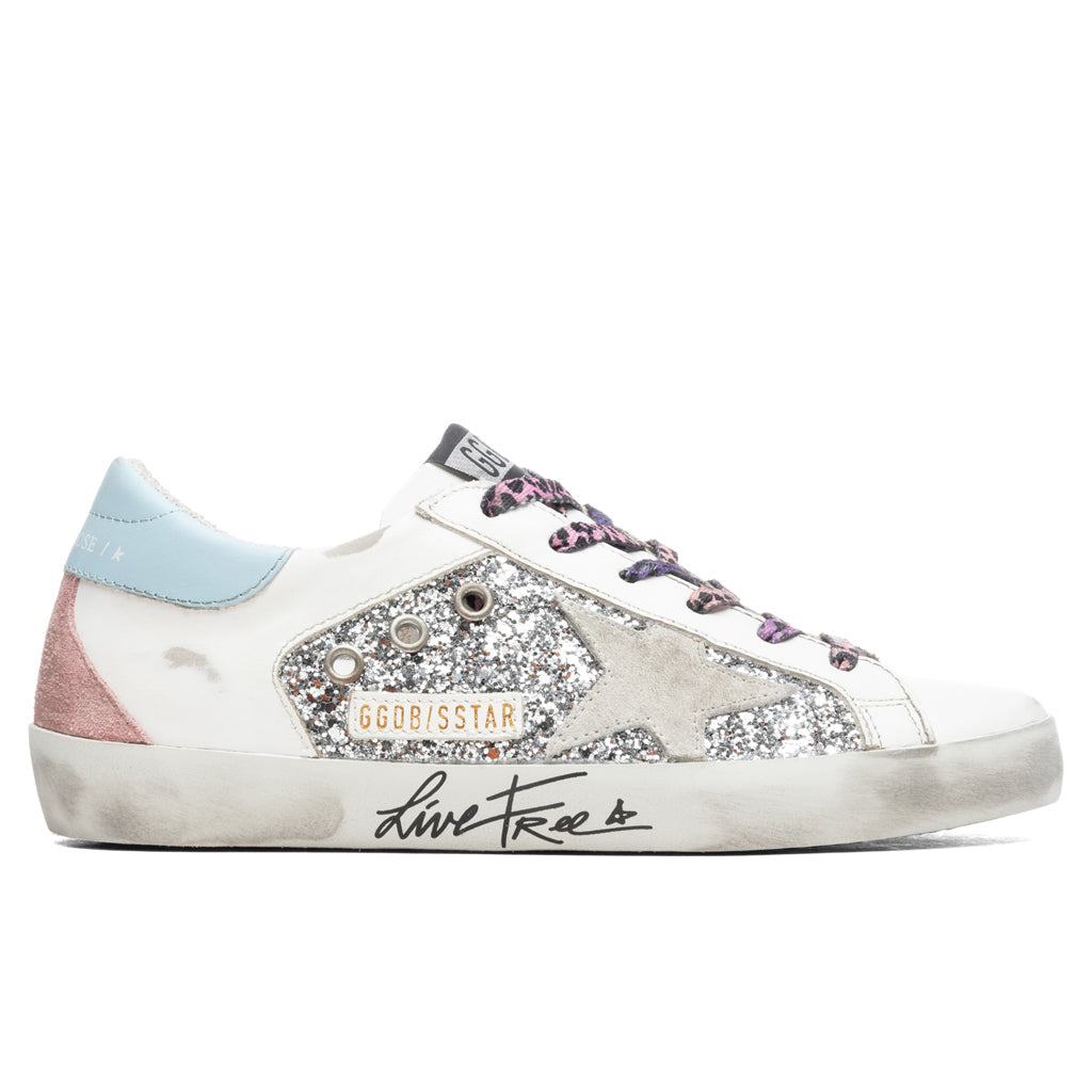Women's Super-Star Sneakers - Silver/White/Ice
